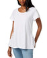 Flutter-Sleeve Lace-Up T-Shirt